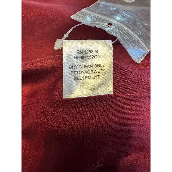 HAUTE HIPPIE The Tailored Slim Shady Pants Silk Sz 6 Merlot Snake Print - Picture 6 of 7